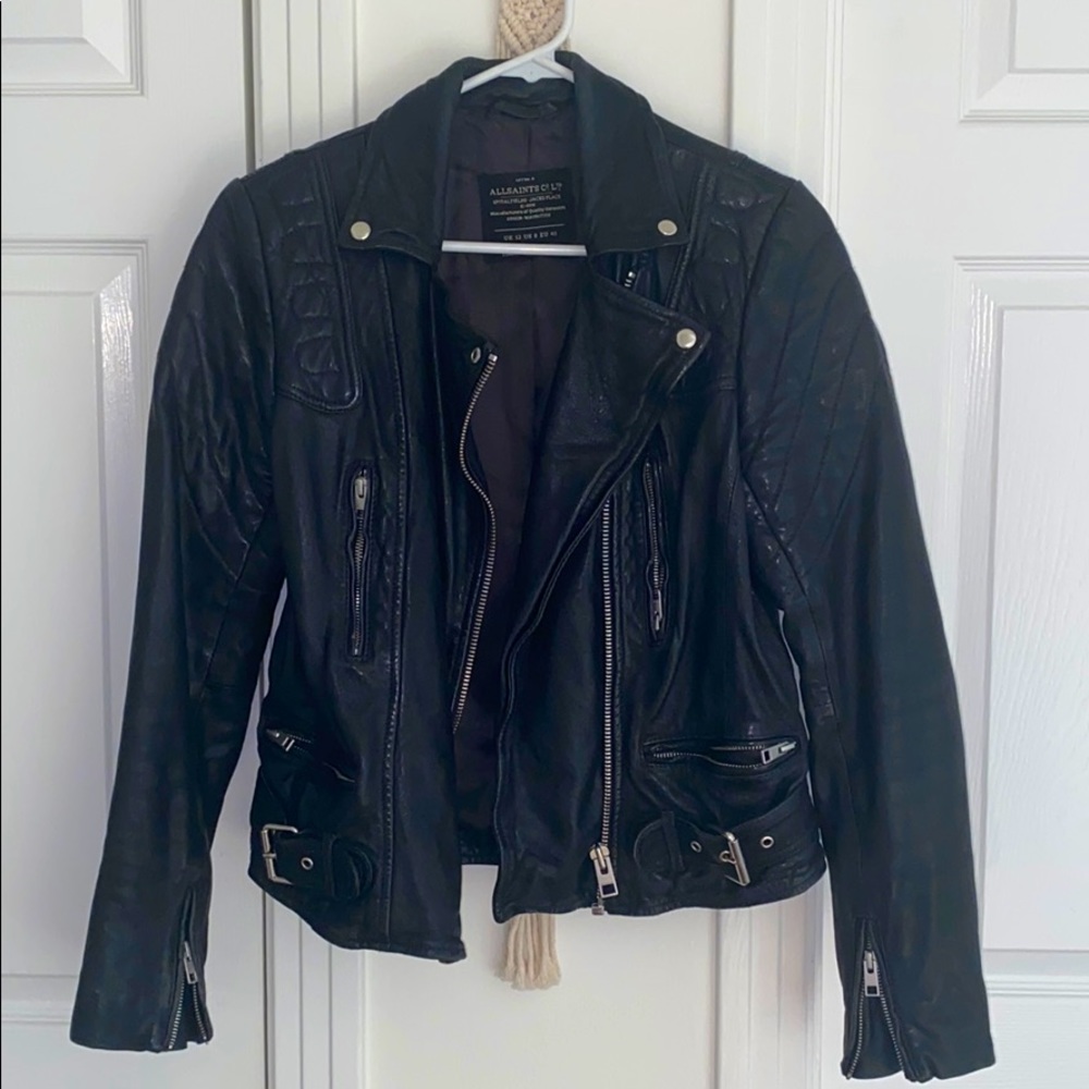 Allsaints Genuine Leather Jacket